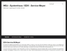 Tablet Screenshot of mdj-systemhaus.de